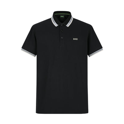 Camiseta B0214#  Tipo Polo Negra Para hombre