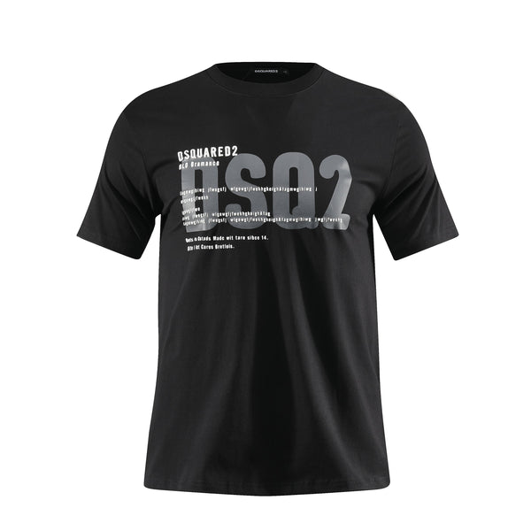 Camiseta 786901 Estampada Negra Para Hombre