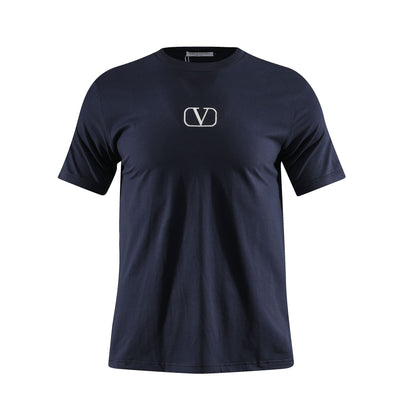 Camiseta básica azul oscuro para hombre - JDC Luxury Store