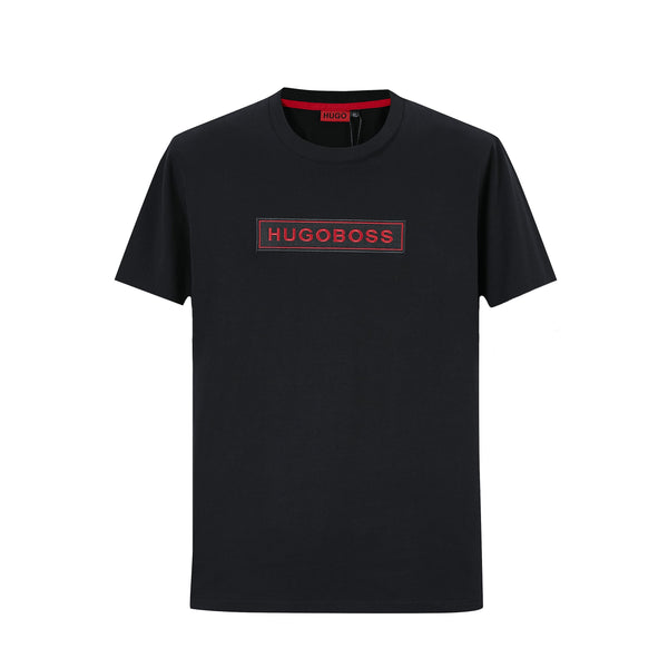 Camiseta 166018  Estampada Negra Para Hombre
