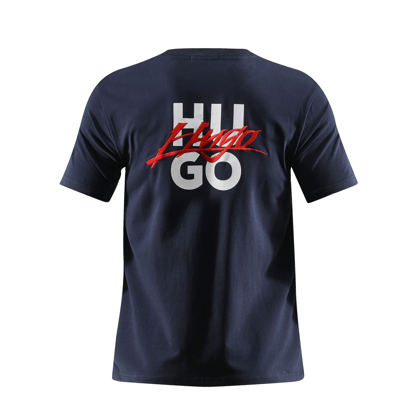 Camiseta estampada azul oscuro para hombre - imagen 2 - JDC Luxury Store