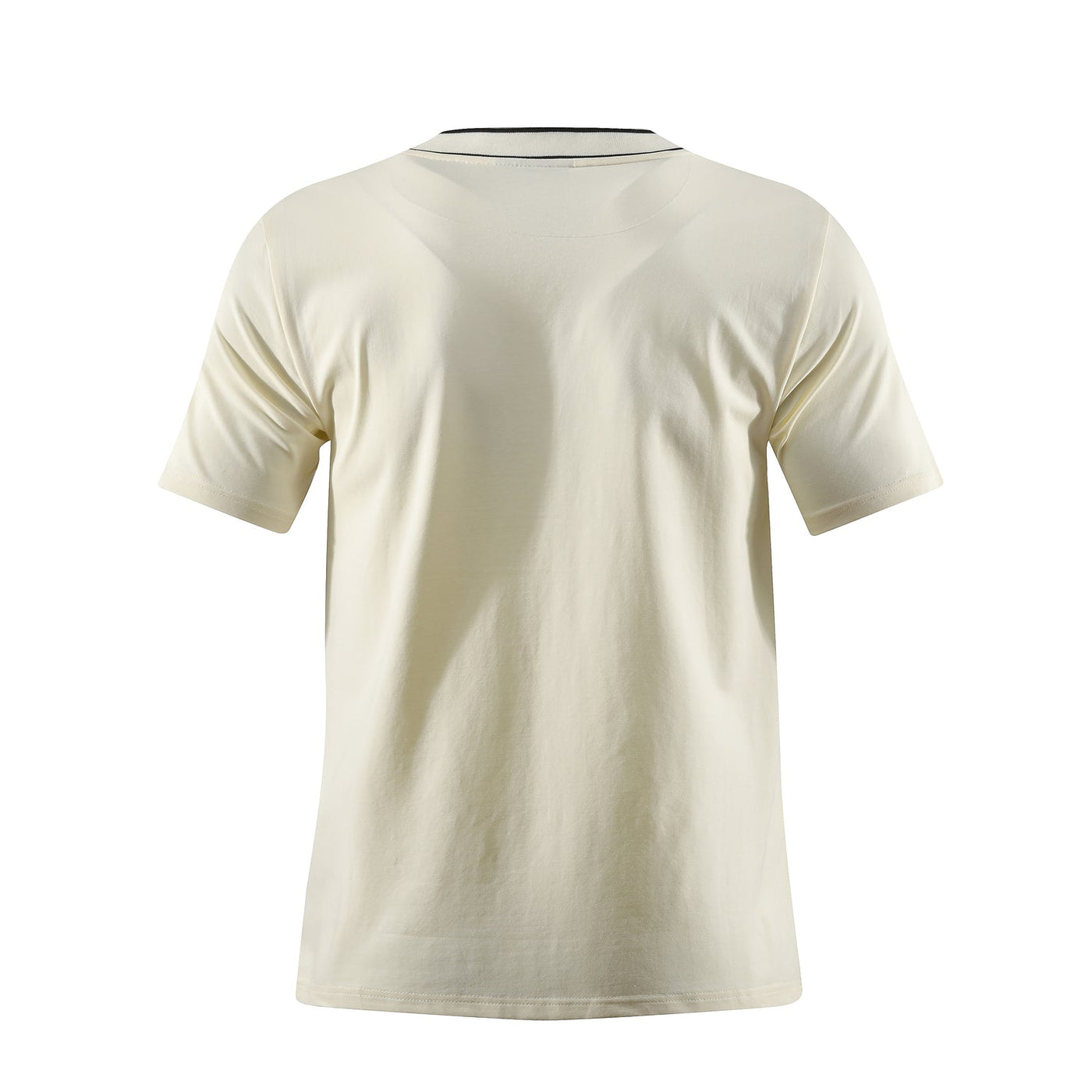 Camiseta básica crema para hombre - imagen 2 - JDC Luxury Store