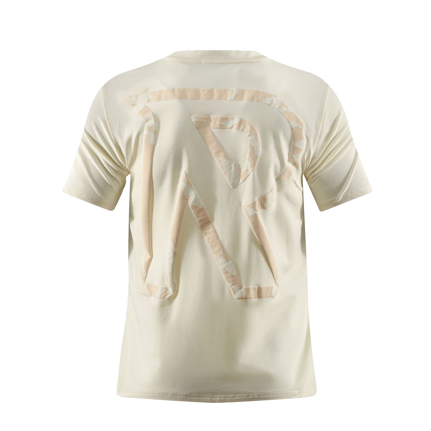 Camiseta estampada crema para hombre - imagen 2 - JDC Luxury Store
