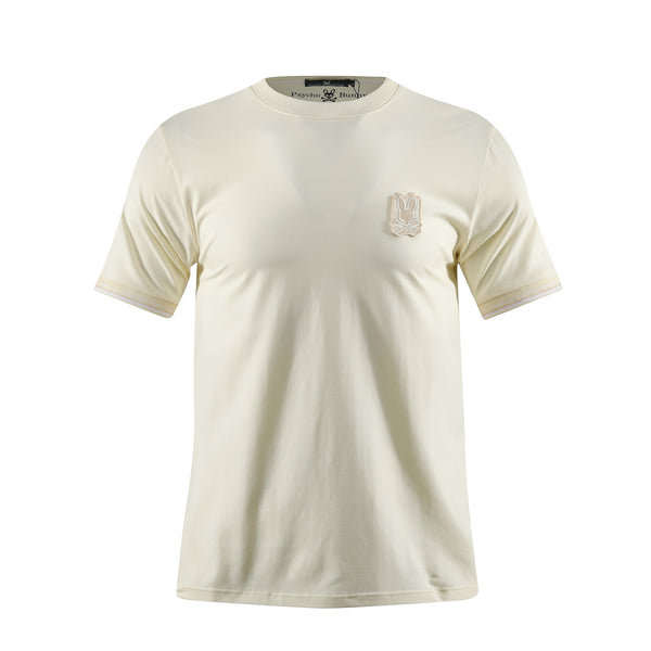 Camiseta 66677 Básica Crema Para Hombre