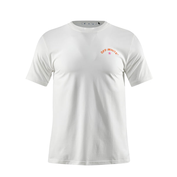 Camiseta 66792 Estampada Blanca Para Hombre