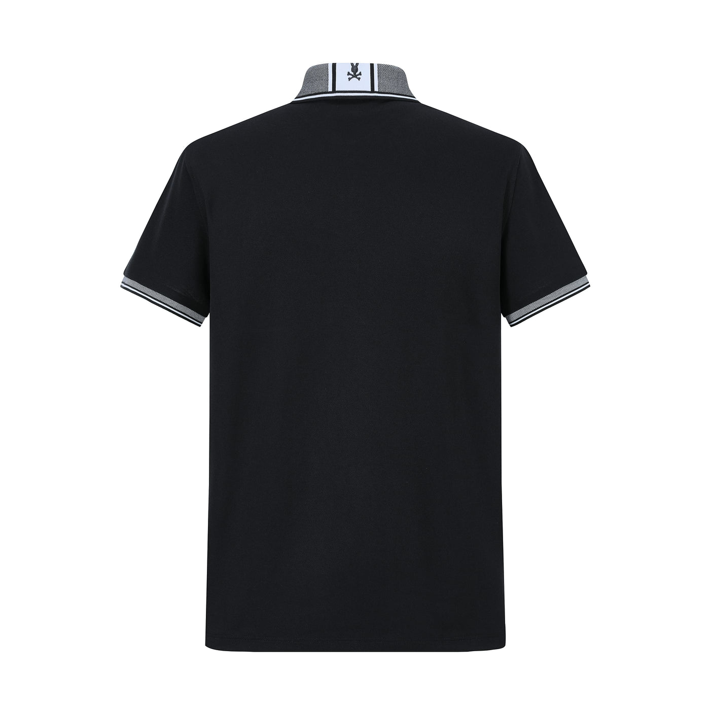 Camiseta 22371# Tipo Polo Negra Para Hombre