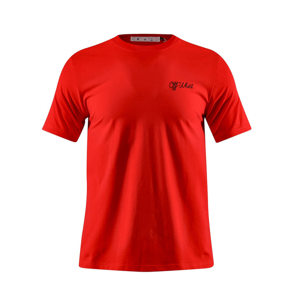 Camiseta estampada roja para hombre - JDC Luxury Store