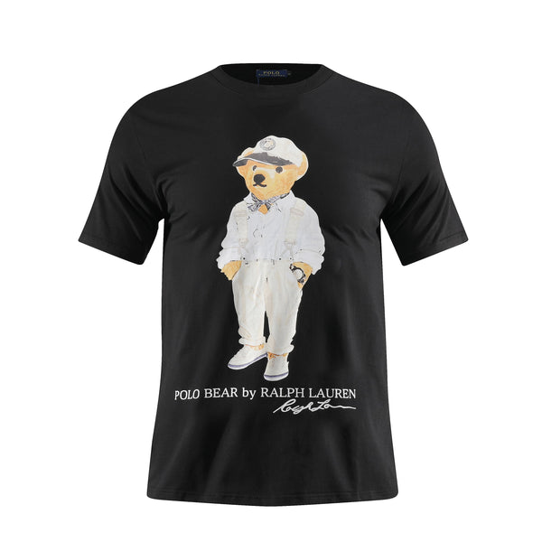 Camiseta estampada negra para hombre - JDC Luxury Store