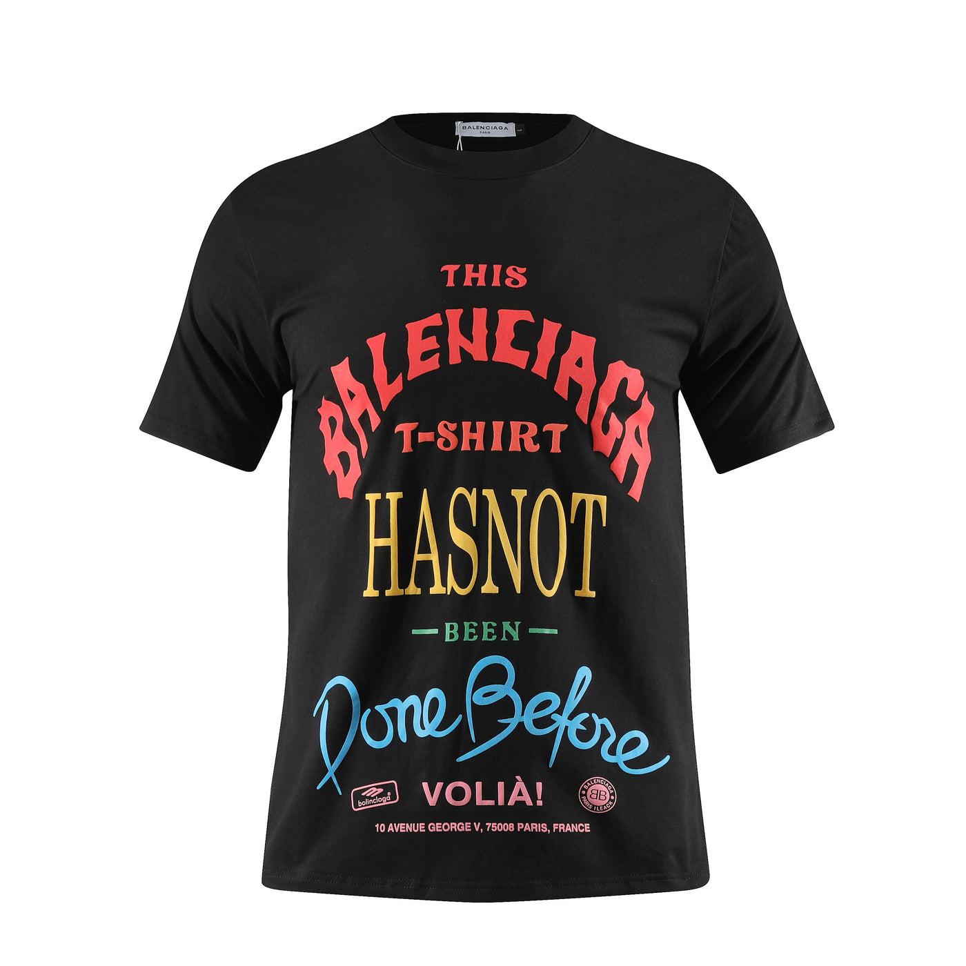 Camiseta estampada negra para hombre - JDC Luxury Store