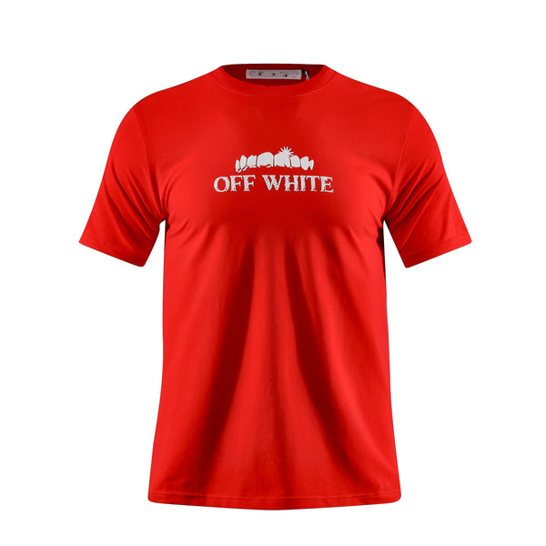 Camiseta 66791 Estampada Roja Para Hombre