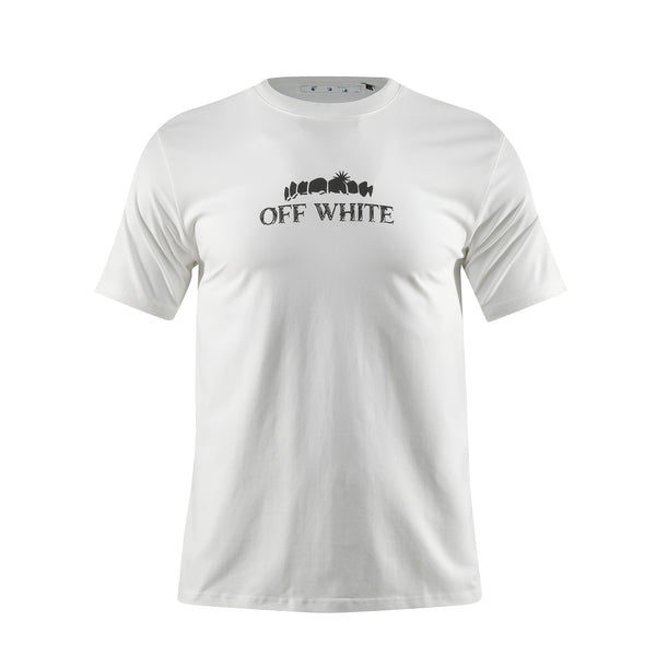 Camiseta 66791 Estampada Blanca Para Hombre