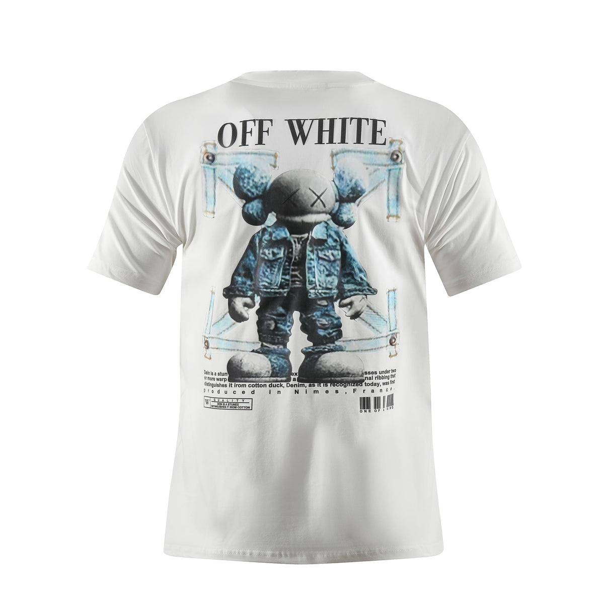 Camiseta estampada blanca para hombre - imagen 3 - JDC Luxury Store