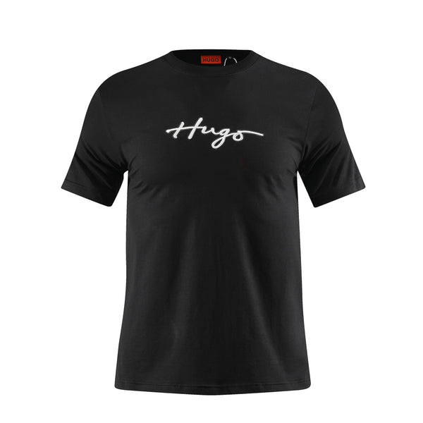 Camiseta 786886 Estampada Negra Para Hombre