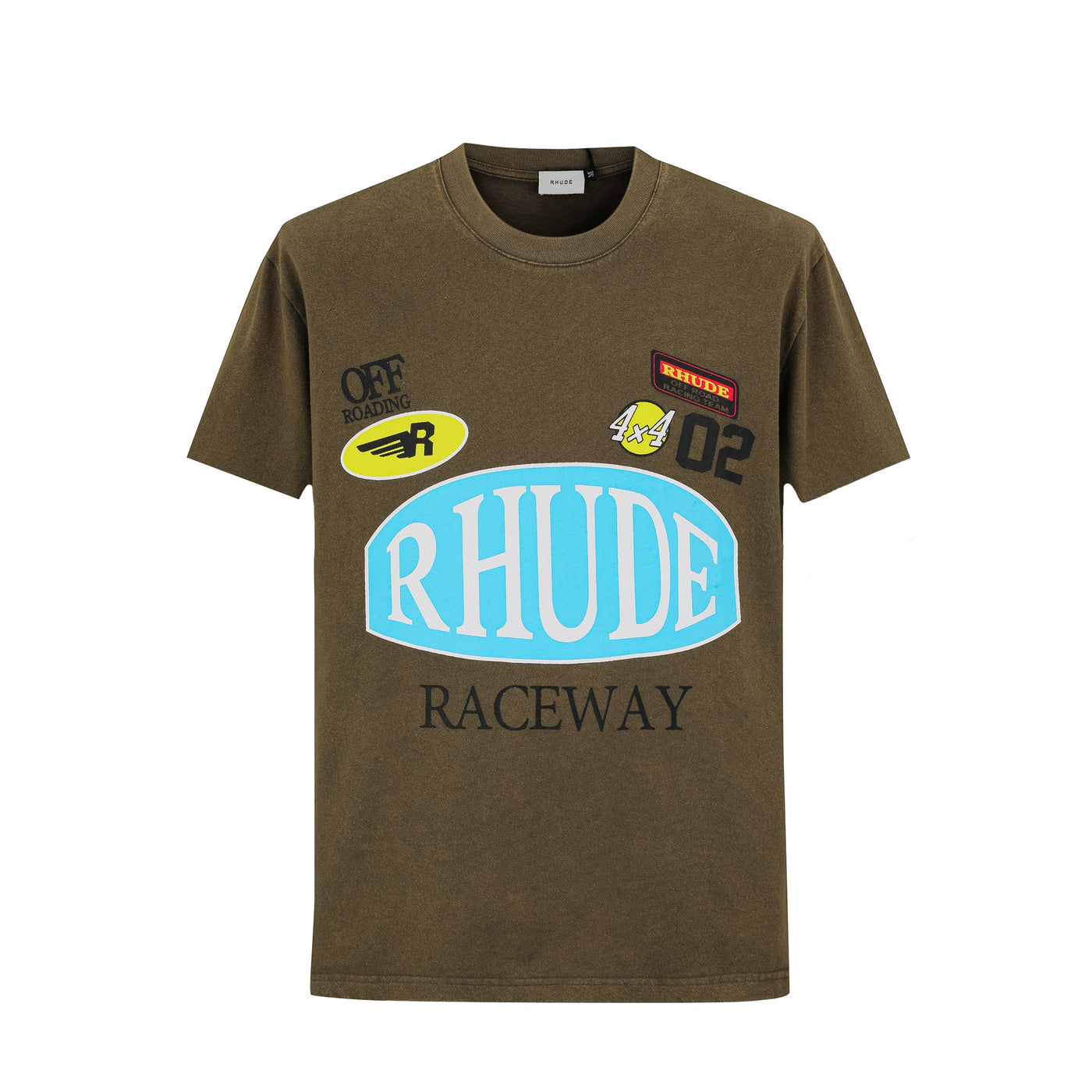 Camiseta estampada verde para hombre - JDC Luxury Store