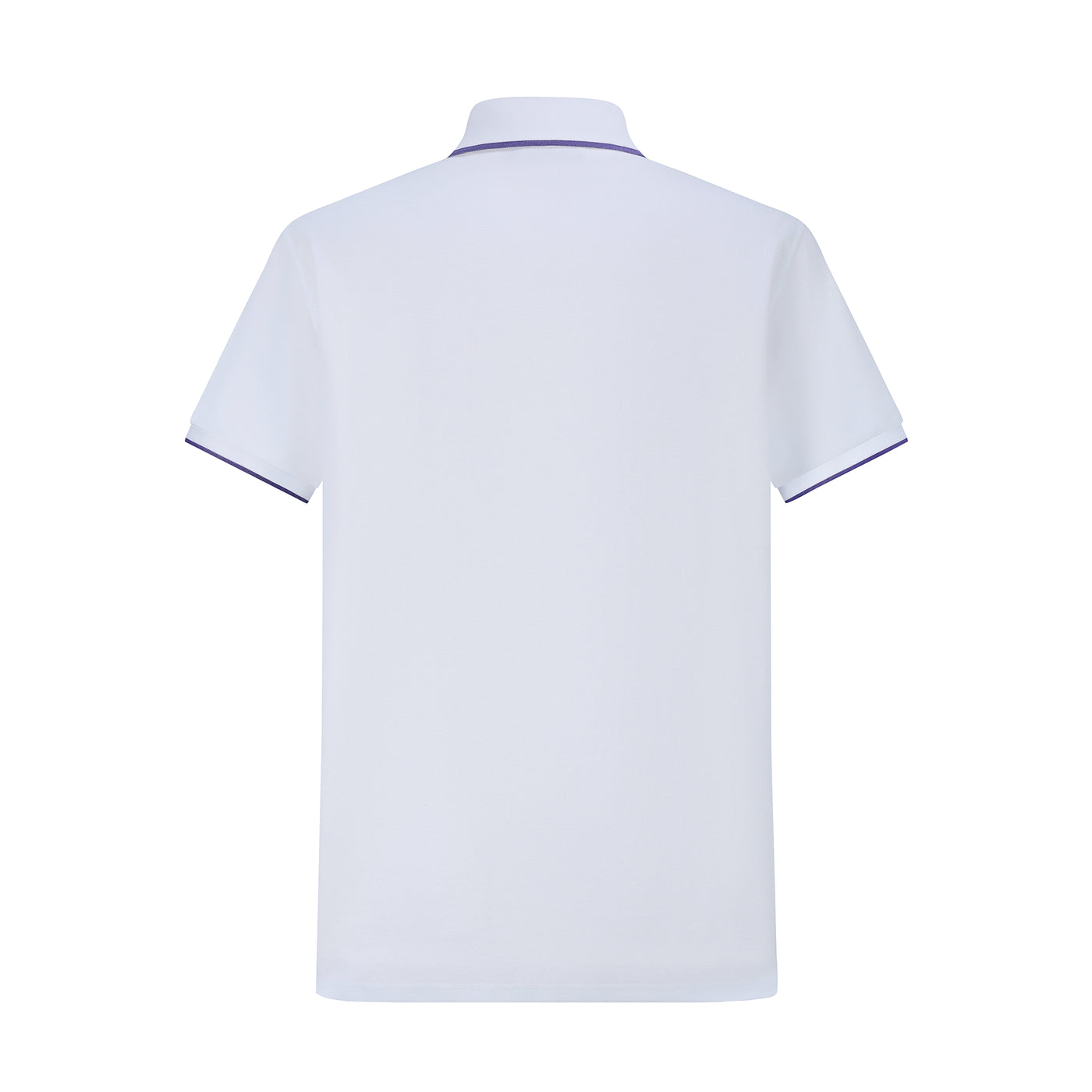 Camiseta 22362# Tipo Polo Blanca Para Hombre