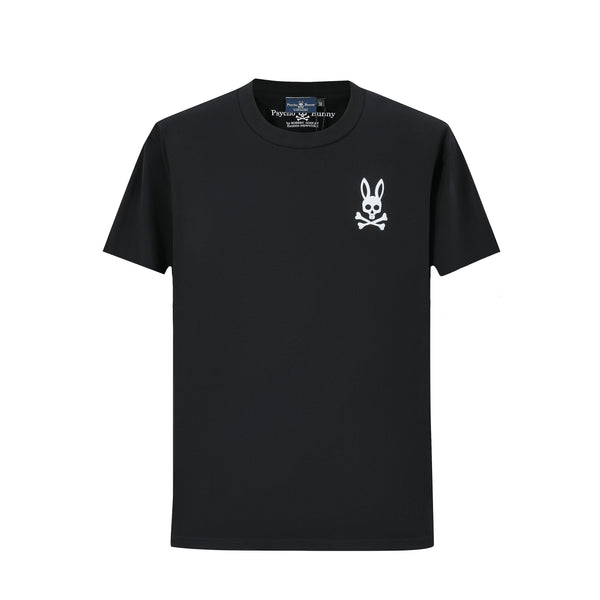 Camiseta 66624 Estampada Negra Para Hombre