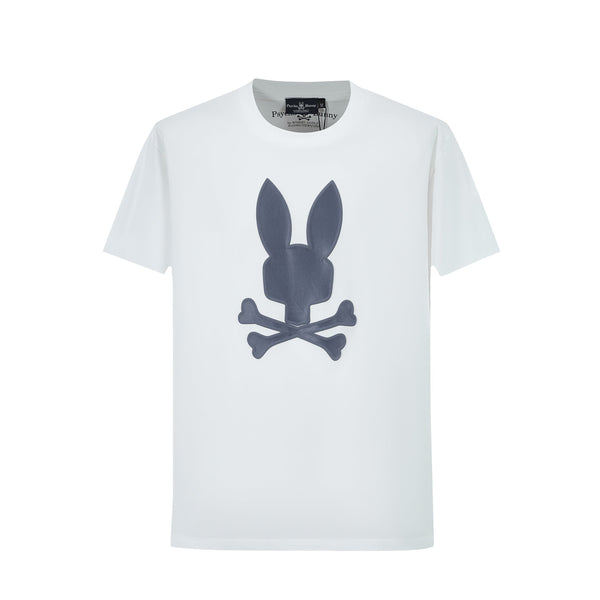 Camiseta 66612 Estampada Blanca Para Hombre