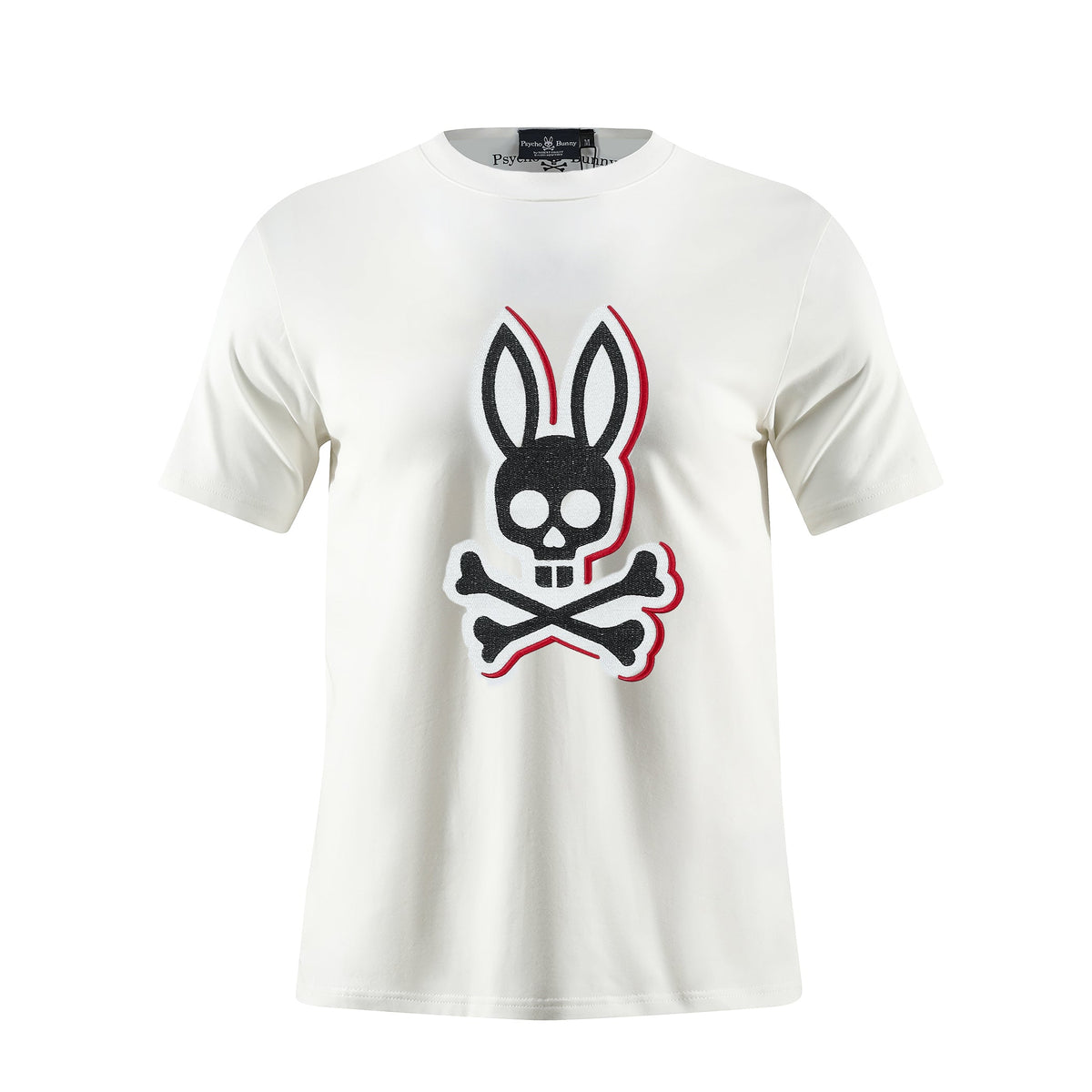 Camiseta 66609  Estampada Blanca Para Hombre