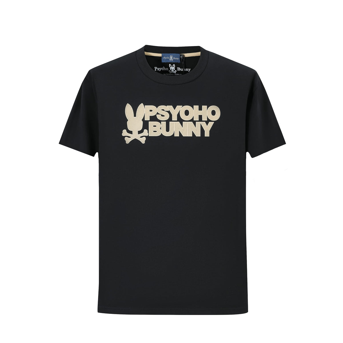 Camiseta 66615 Estampada Negra Para Hombre
