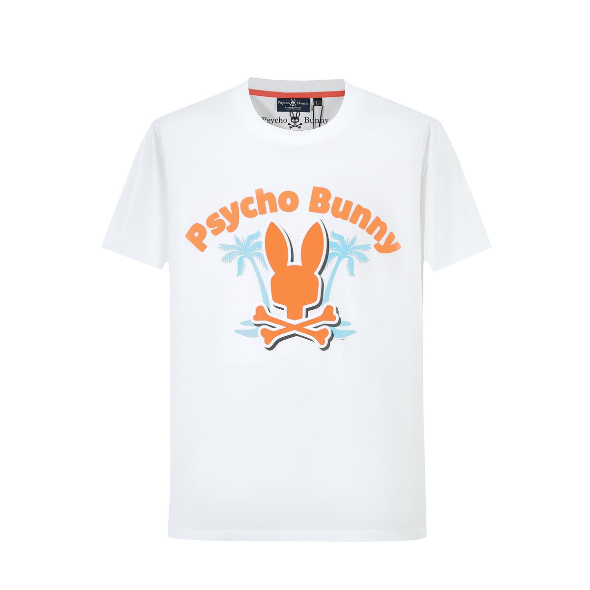 Camiseta 66610  Estampada Blanca Para Hombre