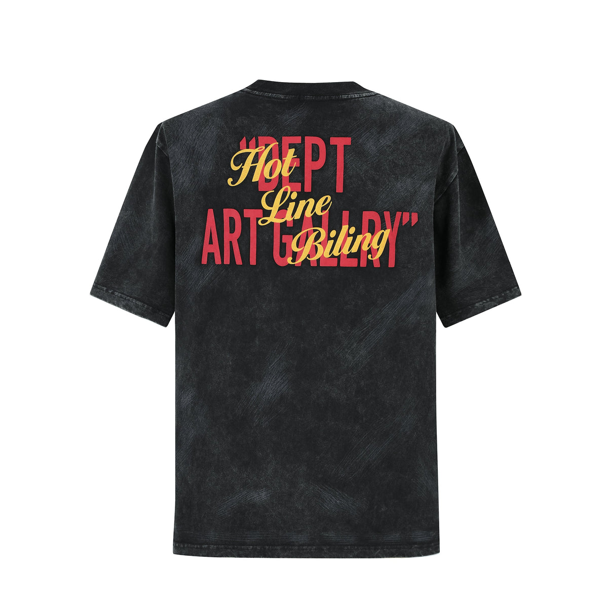 Camiseta 834009 Oversize Negra Para Hombre