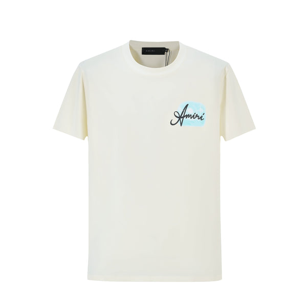 Camiseta 66638 Estampada Crema Para Hombre
