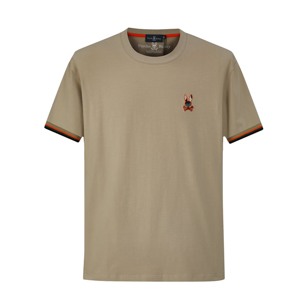 Camiseta 66433 Básica Gris Verde Para Hombre