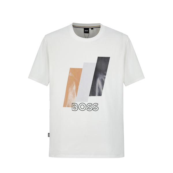 Camiseta 36019 Estampada Blanca Para Hombre