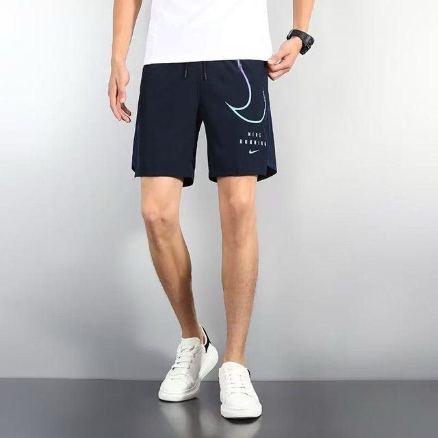 Pantaloneta Deportiva Azul Oscuro Para Hombre Ref. PAN09