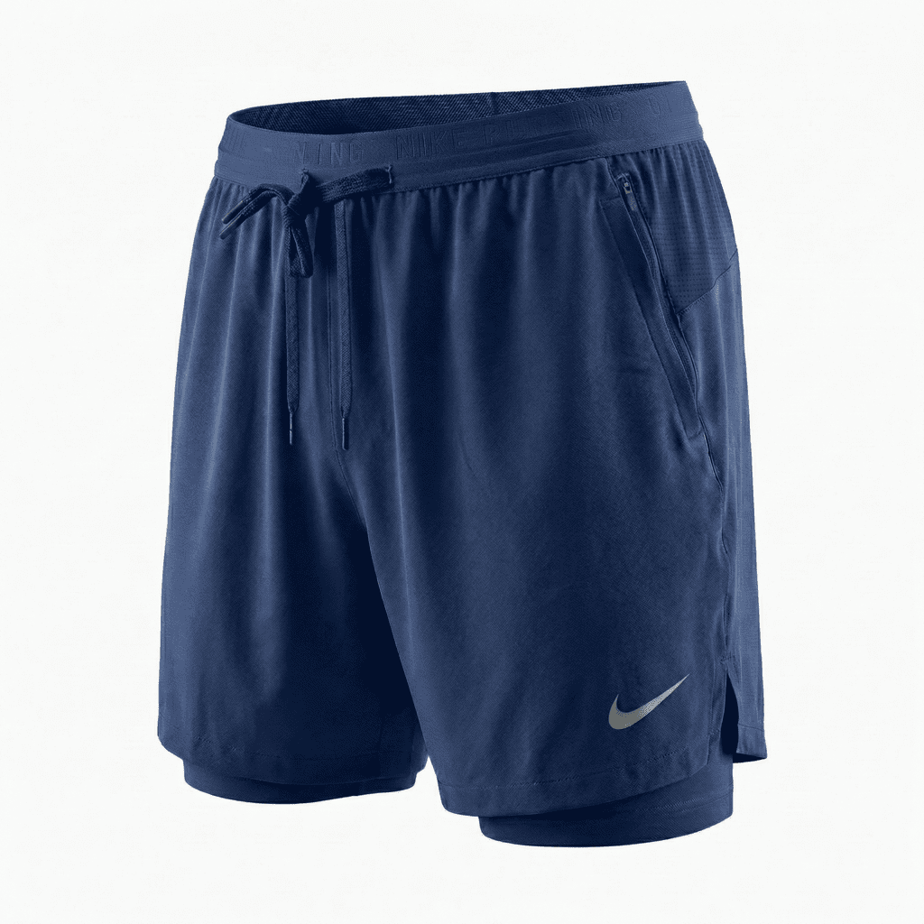 Pantaloneta Deportiva Azul Oscuro Para Hombre Ref. PAN40