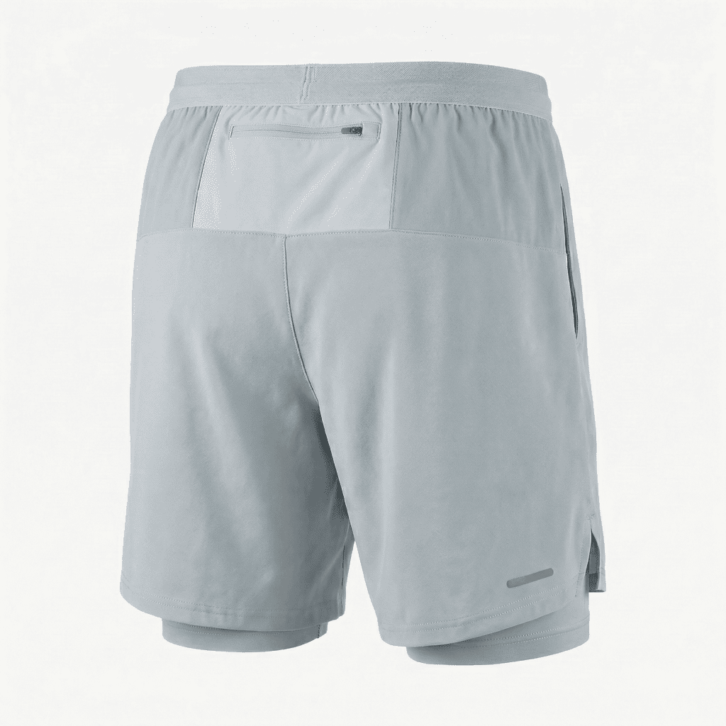 Pantaloneta Deportiva Gris claro  Para Hombre Ref. PAN40