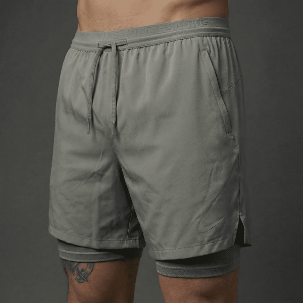 Pantaloneta Deportiva PAN40 Gris Para Hombre