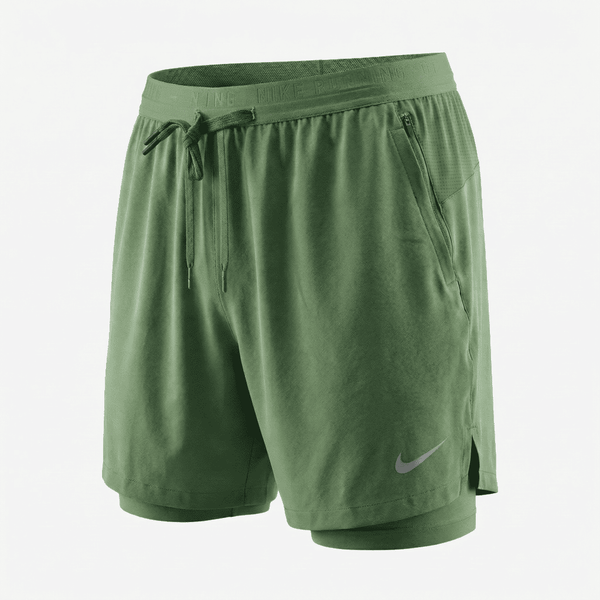 Pantaloneta Deportiva PAN40 Verde Oscuro Para Hombre
