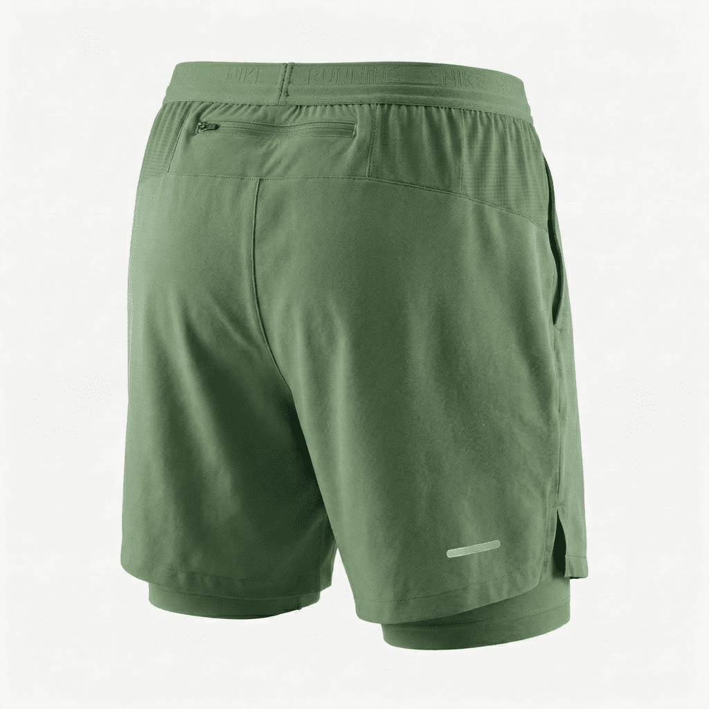 Pantaloneta Deportiva Verde Oscuro Para Hombre Ref. PAN40