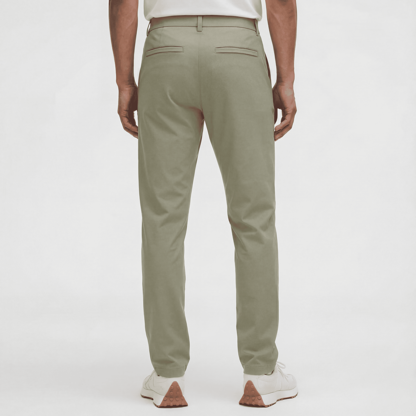 Pantalón beige para hombre - vista trasera - JDC Luxury Store