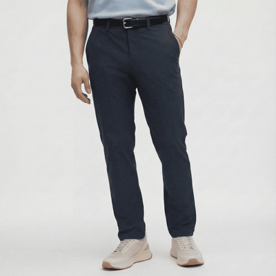 Pantalón azul oscuro para hombre - con modelo - JDC Luxury Store