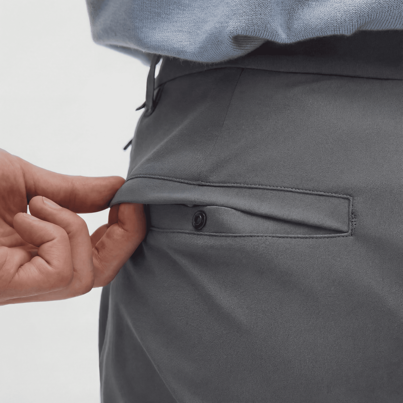 Pantalón gris oscuro para hombre - imagen 5 - JDC Luxury Store