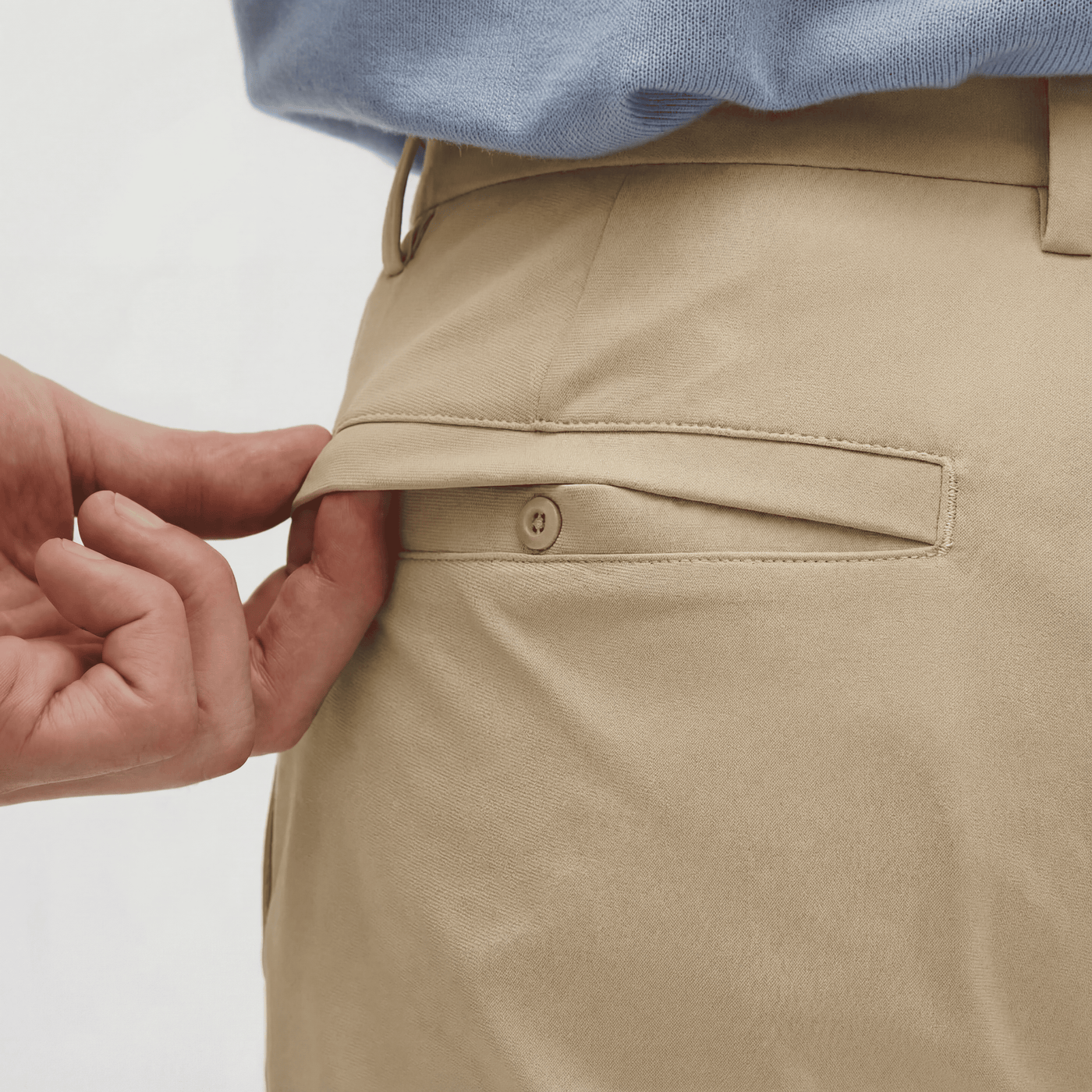 Pantalón caqui para hombre - imagen 6 - JDC Luxury Store