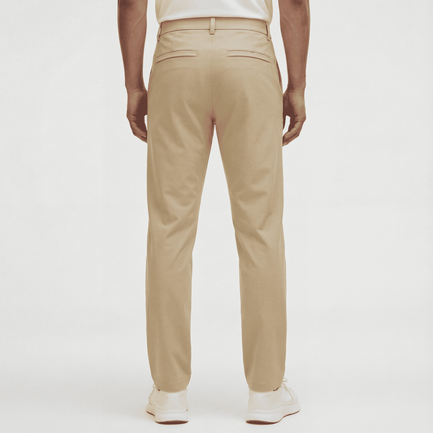 Pantalón caqui para hombre - vista trasera - JDC Luxury Store