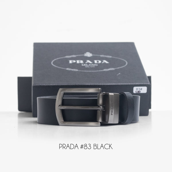 Correa PRADA-#83 Negra para hombre
