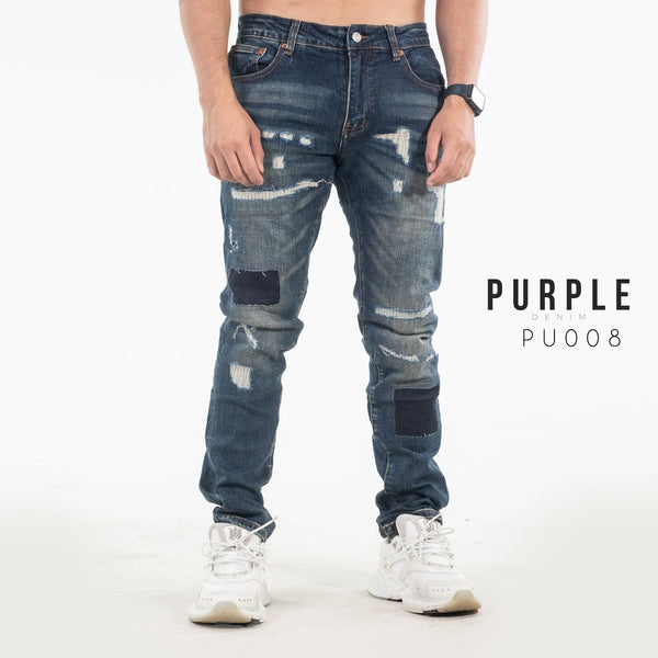 Jean PURPLE PU008 para hombre