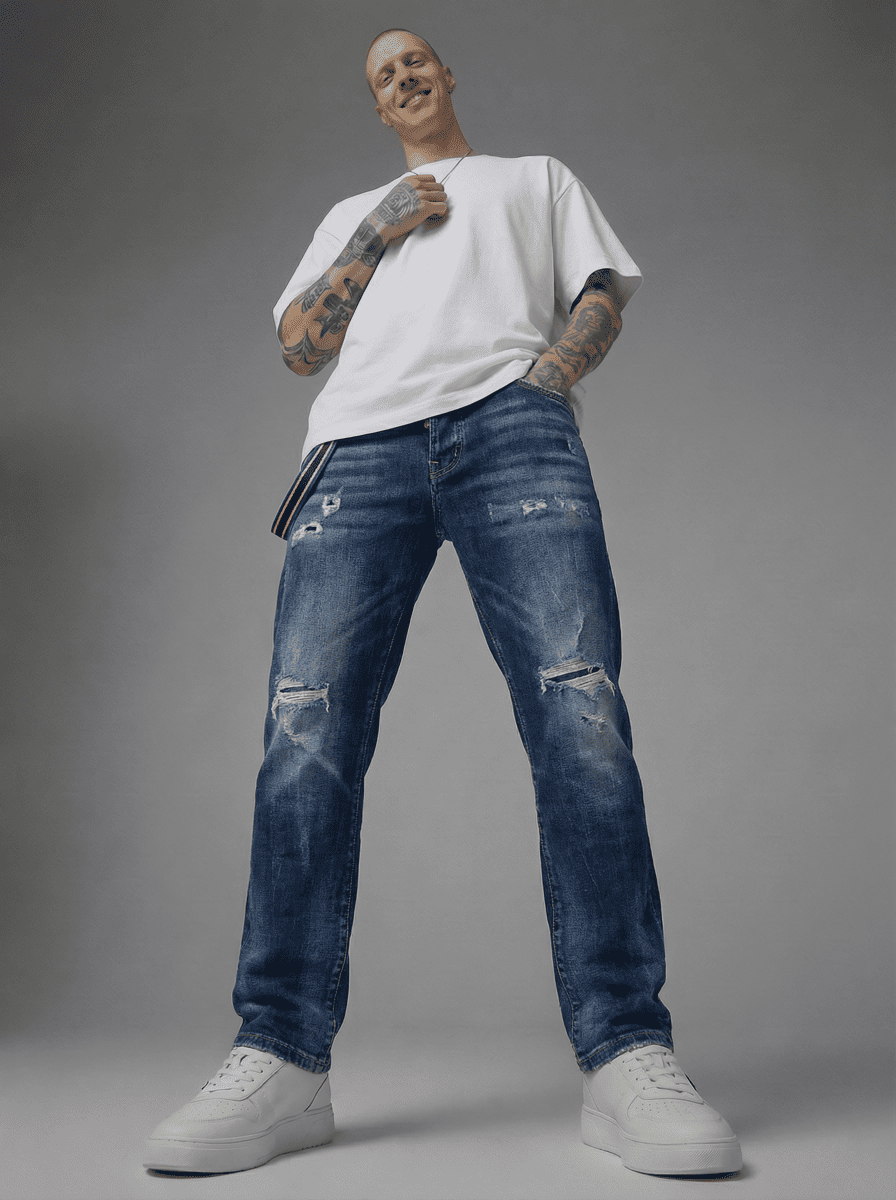Jean azul para hombre - JDC Luxury Store