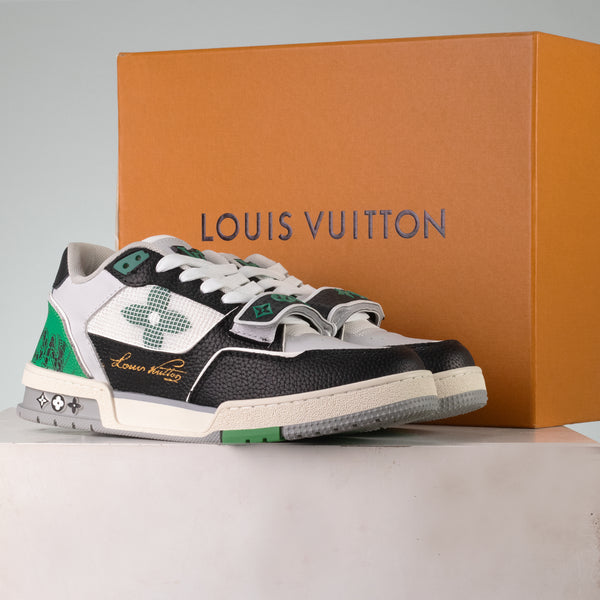 Sneakers LV Trainer Grey/Green