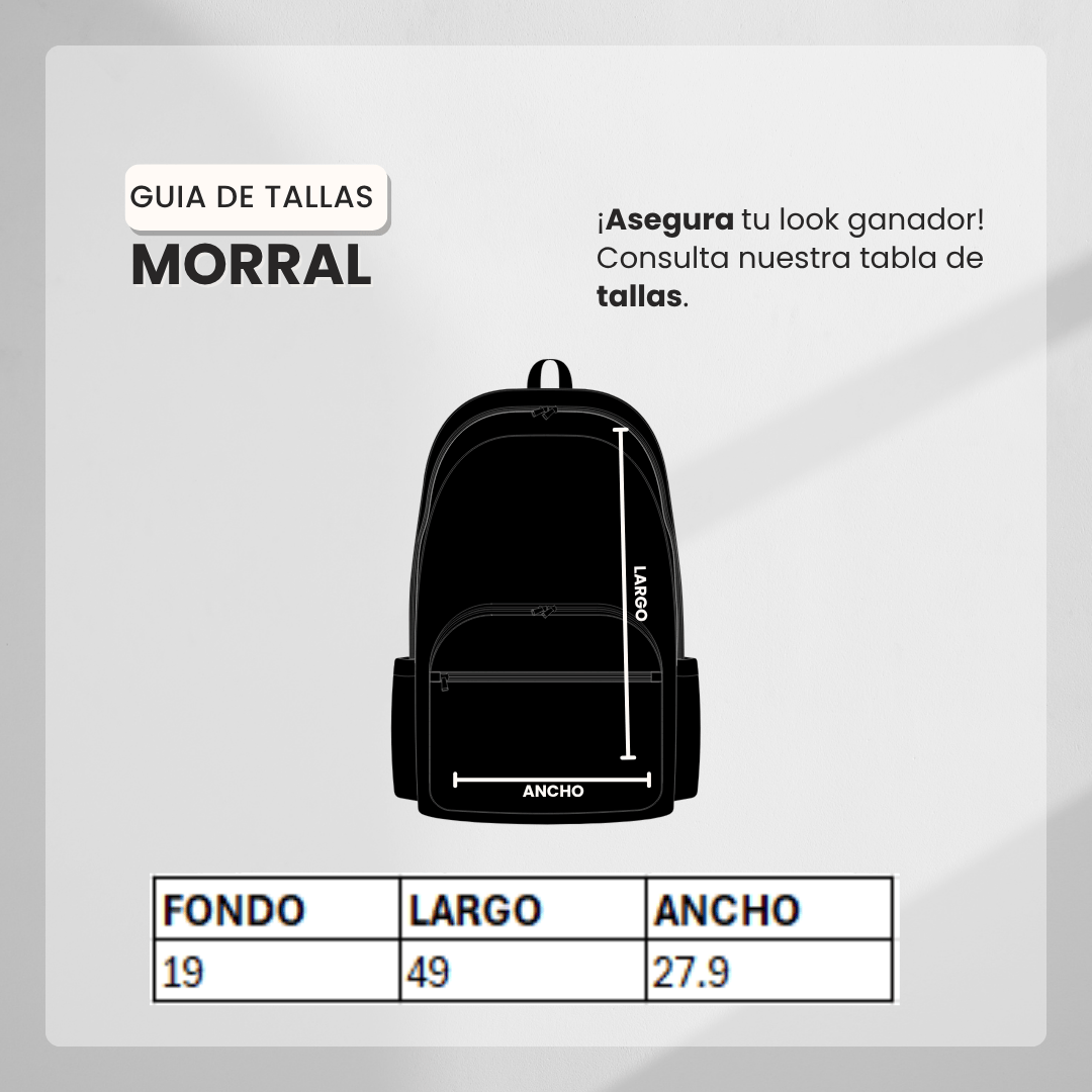 Guía de tallas Morral NKE MOR25 Rojo