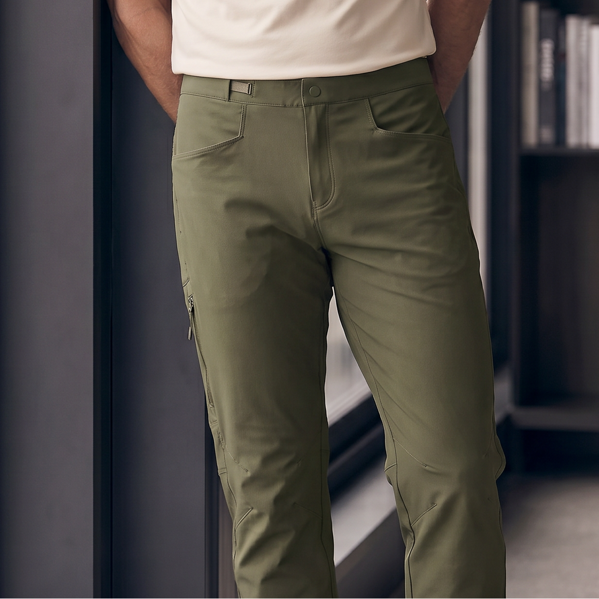 Pantalón 62343 Verde Oliva Para Hombre