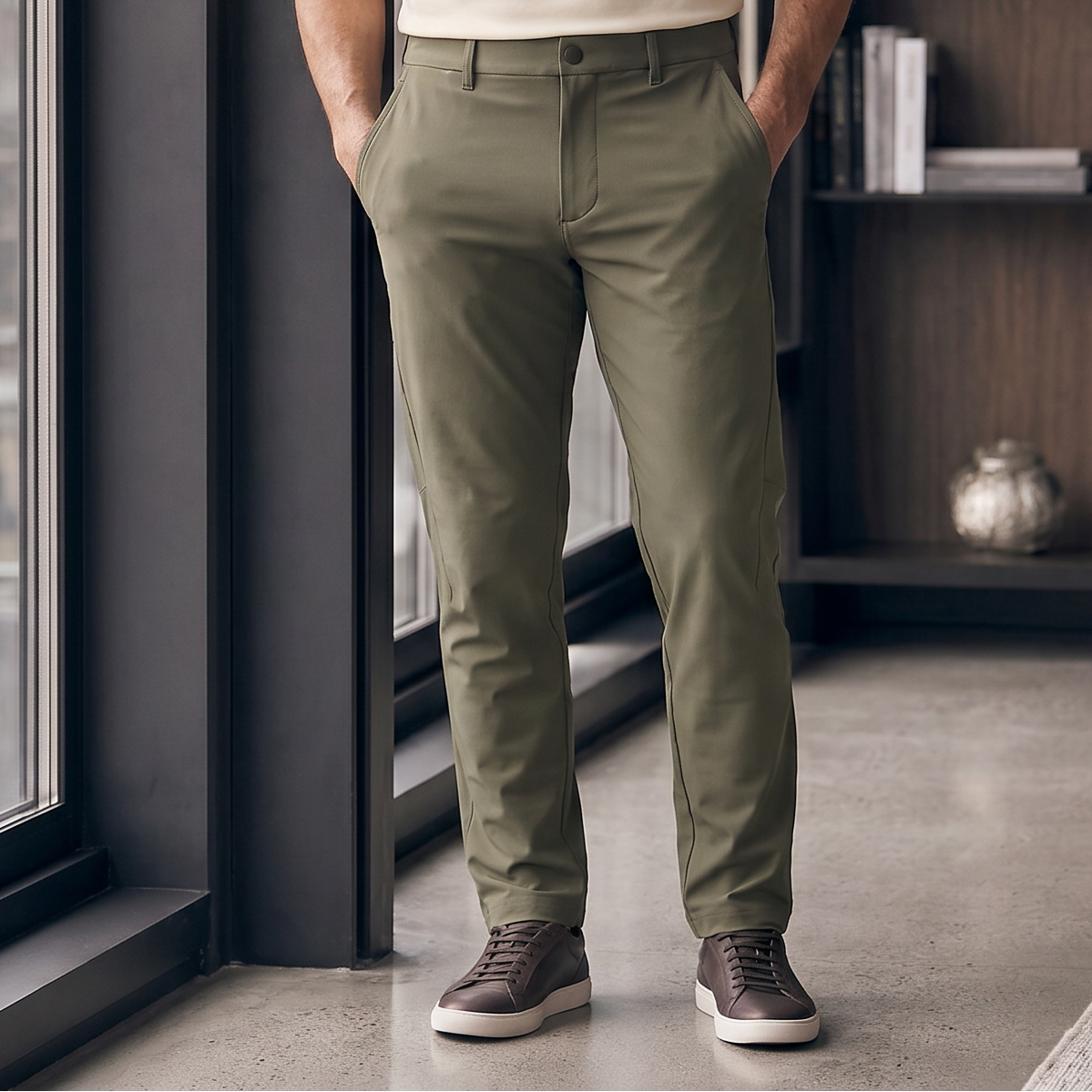 Pantalón 62360 Verde Oliva Para Hombre