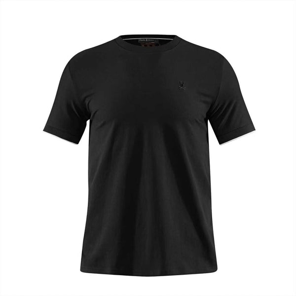 Camiseta PB-8088 Básica Negra Para Hombre