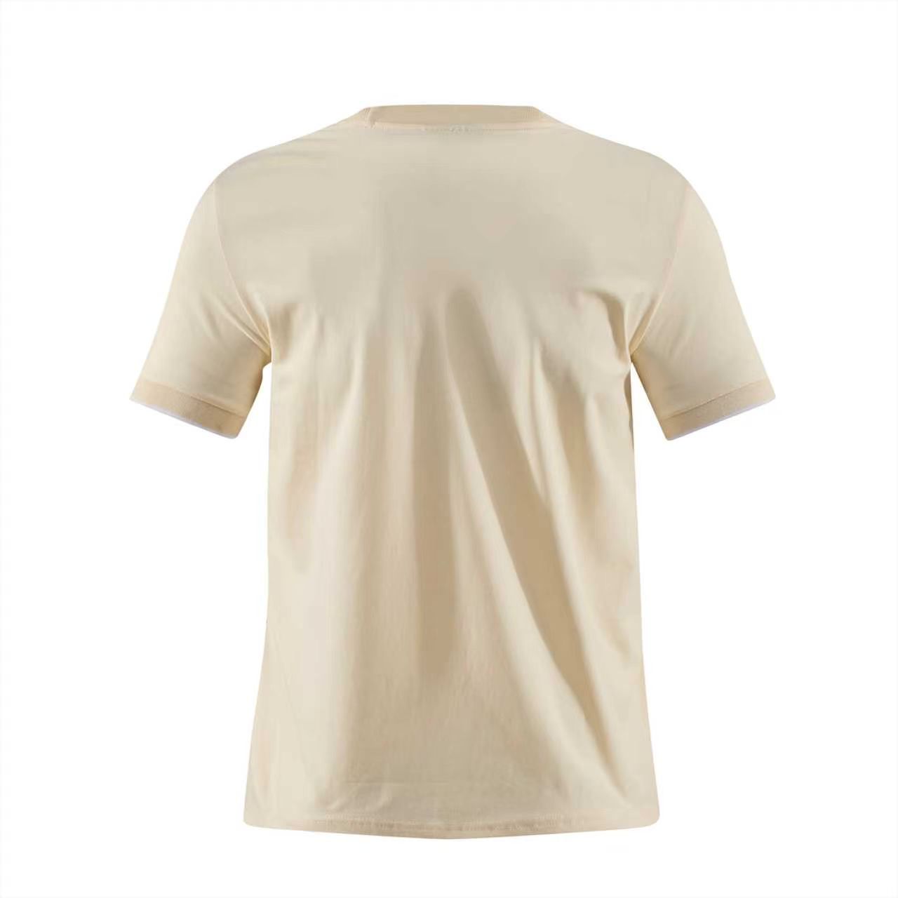 Camiseta básica crema para hombre - imagen 3 - JDC Luxury Store