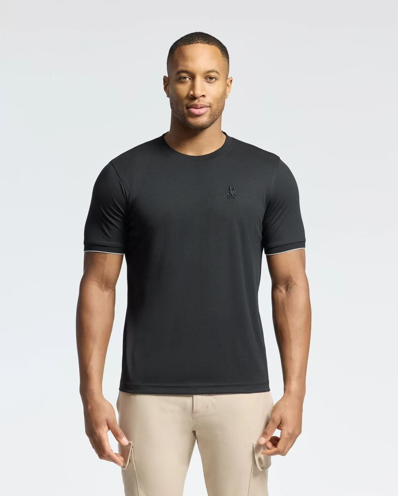 Camiseta básica negra para hombre - imagen 2 - JDC Luxury Store