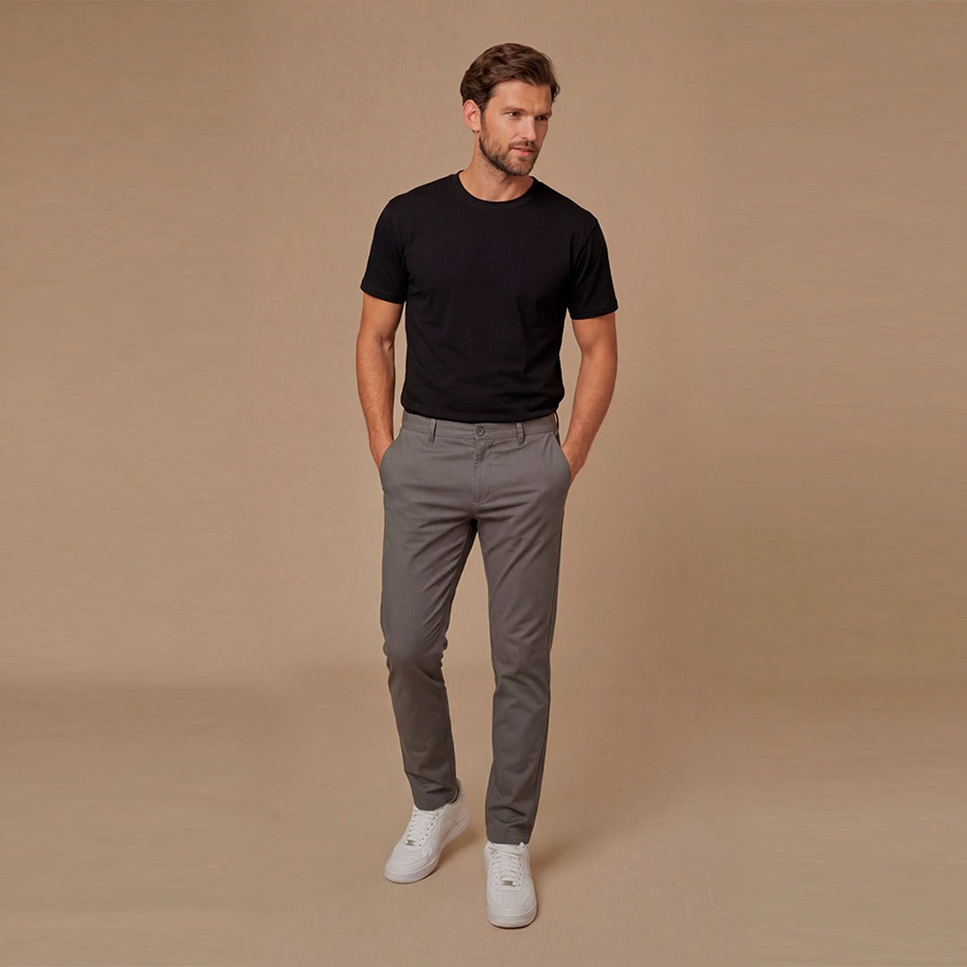 Pantalón gris oscuro para hombre - imagen 2 - JDC Luxury Store